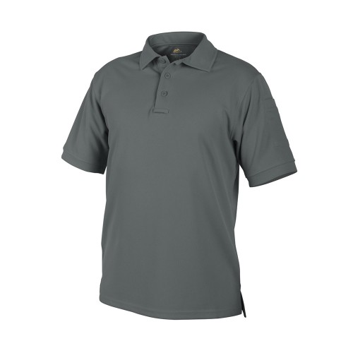 Helikon UTL Polo Shirt (Top Cool) (Grey), The UTL® Polo Shirt is made of termoactive polyester with TopCool technology which keeps you dry & cool